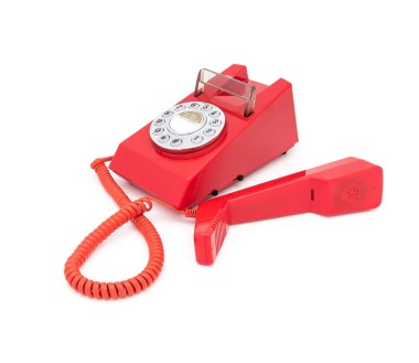 GPO Trim Rouge - Téléphone vintage bouton poussoir