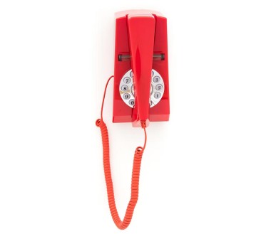 GPO Trim Rouge - Téléphone vintage bouton poussoir