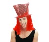 Chapeau Disco avec cheveux rouge