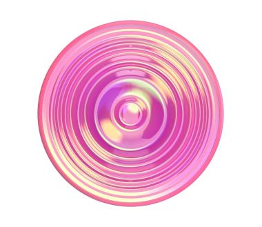 Poignée de téléphone PopGrip PopSockets - Ripple Opalescent Pink