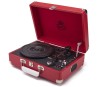 GPO - Platine Vinyles Attaché Case Pillarbox Red