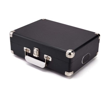 GPO - Platine Vinyles Attaché Case Pillarbox Black