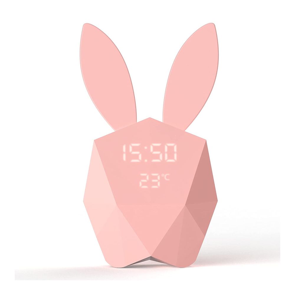 Réveil veilleuse Cutie Clock Mob - Rose