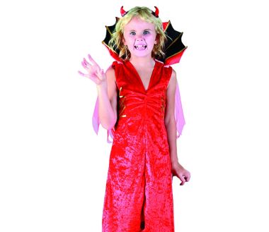 Costume diablesse luxe enfant