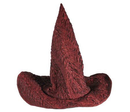 Chapeau sorcière rouge