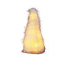 Sapin plumes LED blanc chaud H40cm