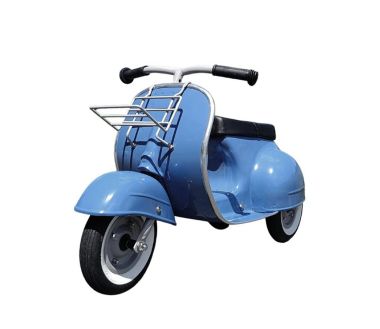 Scooter draisienne vintage Ride On Kids, Primo Bleu